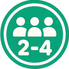 Número de Jogadores: 2 a 4 Jogadores