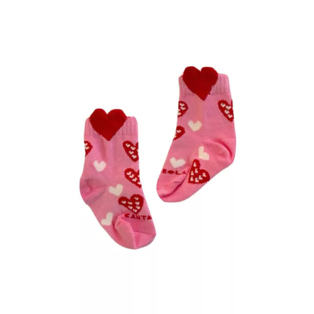 Soquete Coração Rosa - Cantarola